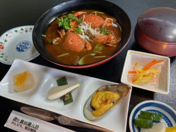 カニの旨さが詰まったマルカニの味噌汁！