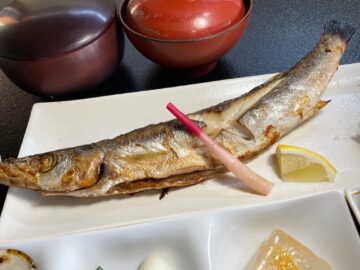 脂がのった秋の「かます御膳」！