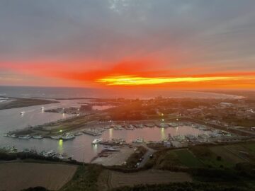 九十九里浜　秋の夕暮れ！