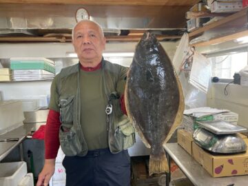 外川港「大盛丸」乗船の木村さん！