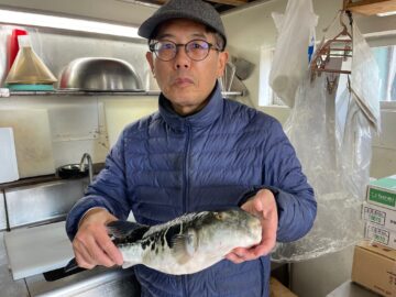 飯岡港・本年最後の釣りトラフグで締めくくる！