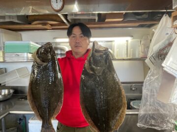 外川港　政勝丸でヒラメ釣り！