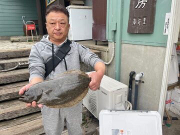 飯岡港進丸に乗船！大漁のヒラメ釣り！