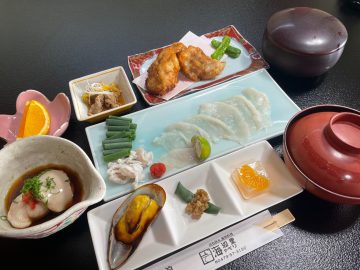 手軽に楽しめるとらふぐ御膳！