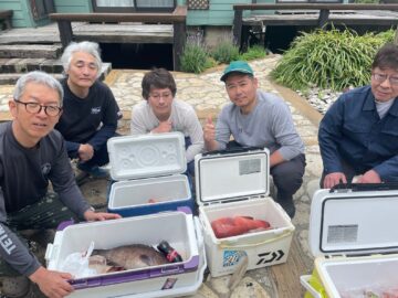 飯岡港三次郎丸釣り成果！